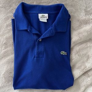 Mens LACTOSE Polo Shirt in Blue